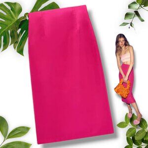 BNWT Zara Fuschia Pencil Skirt, sz Medium